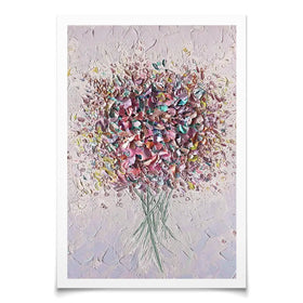 Festive Florals Art Print Festive Florals Art Print wall art product Nada Khatib
