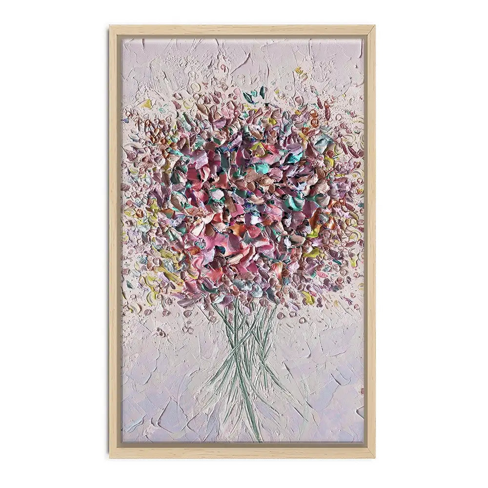 Festive Florals Canvas Print Festive Florals Canvas Print wall art product Nada Khatib
