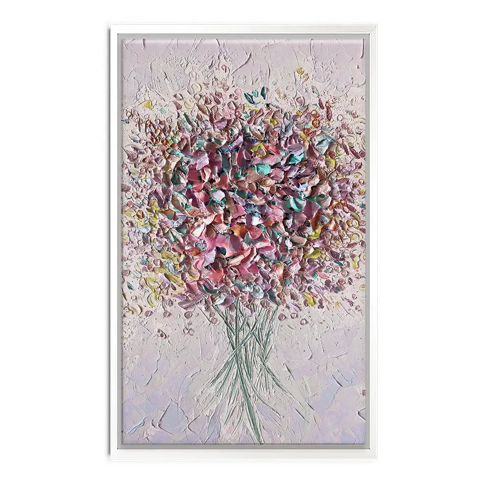 Festive Florals Canvas Print Festive Florals Canvas Print wall art product Nada Khatib