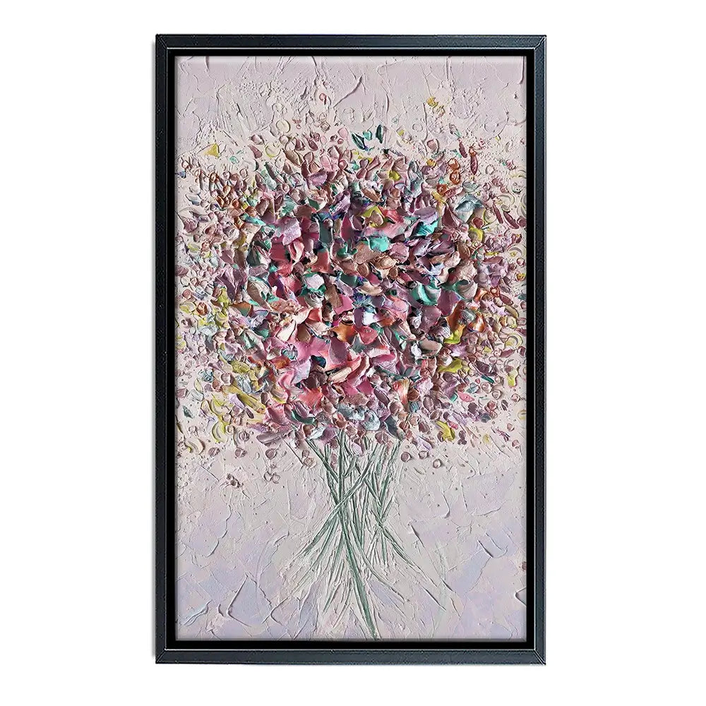 Festive Florals Canvas Print Festive Florals Canvas Print wall art product Nada Khatib