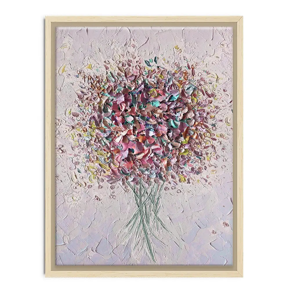 Festive Florals Canvas Print Festive Florals Canvas Print wall art product Nada Khatib