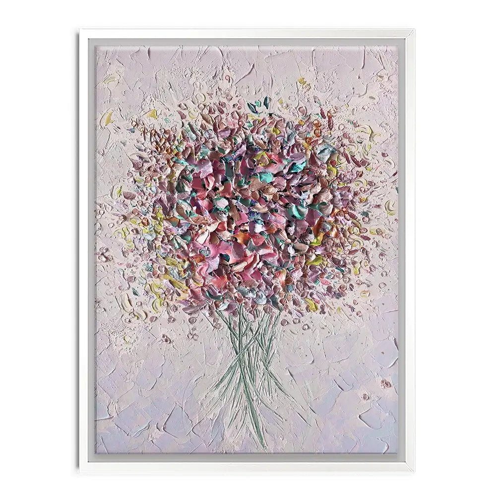Festive Florals Canvas Print Festive Florals Canvas Print wall art product Nada Khatib