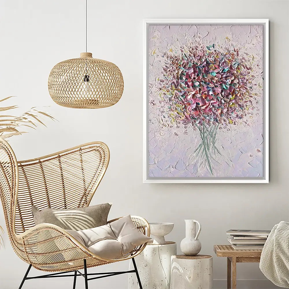 Festive Florals Canvas Print Festive Florals Canvas Print wall art product Nada Khatib