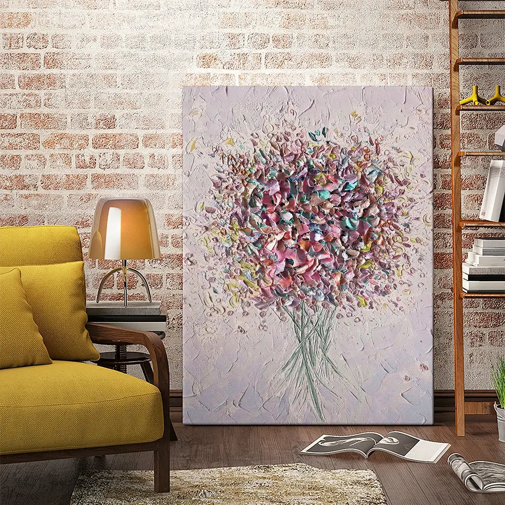 Festive Florals Canvas Print Festive Florals Canvas Print wall art product Nada Khatib