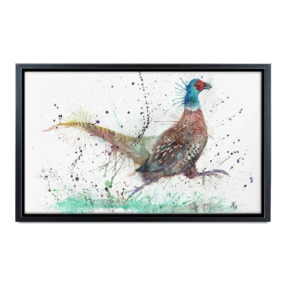 Fez The Pheasant Canvas Print Fez The Pheasant Canvas Print wall art product Jamie Taylor