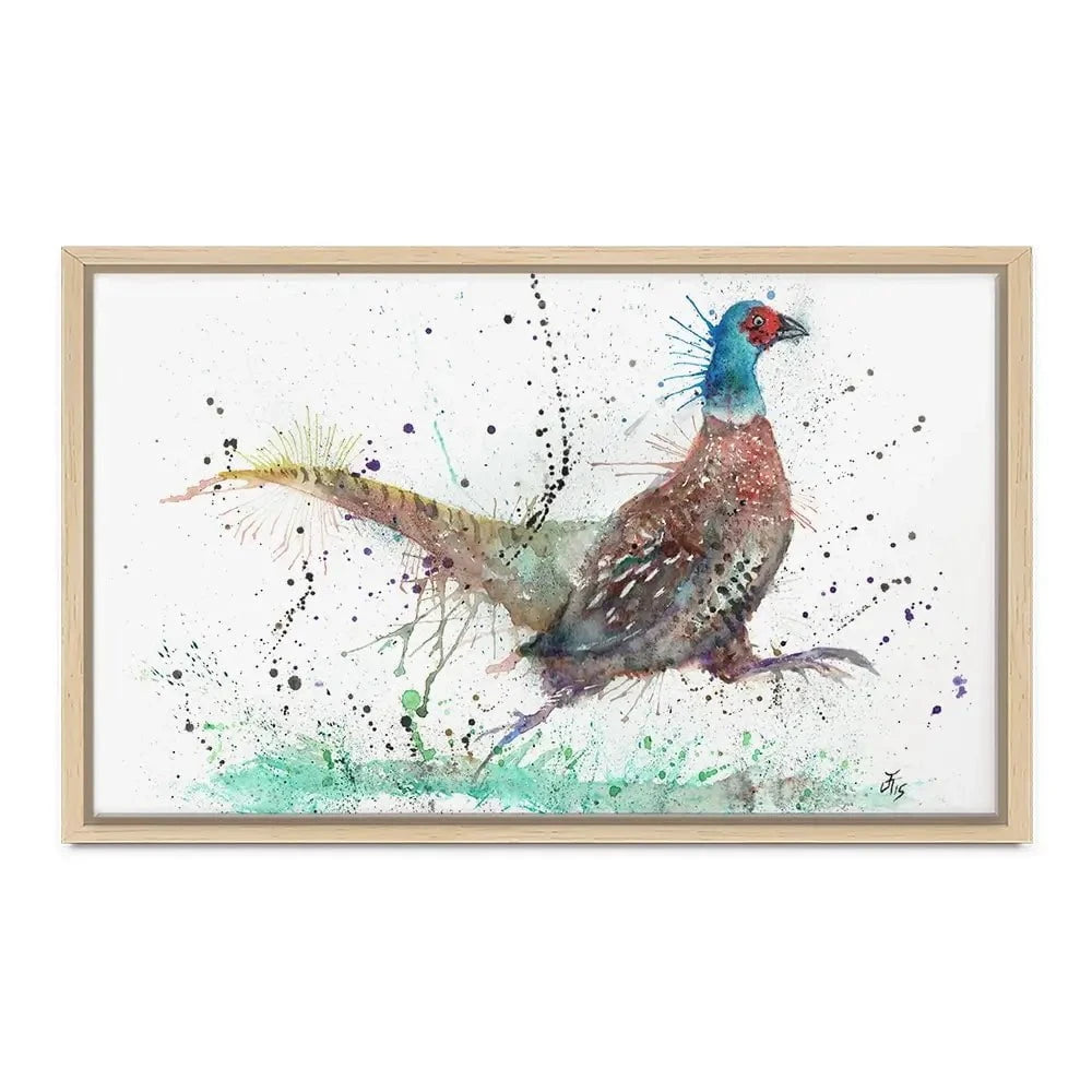 Fez The Pheasant Canvas Print Fez The Pheasant Canvas Print wall art product Jamie Taylor