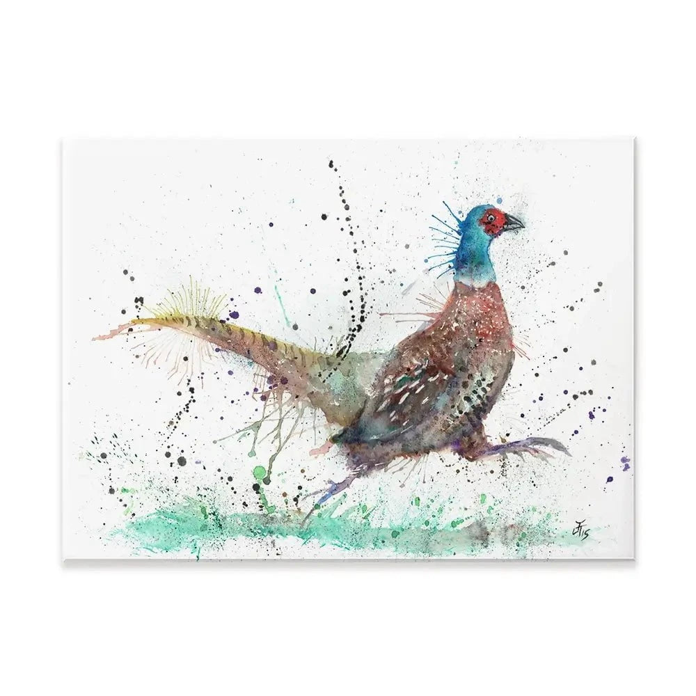 Fez The Pheasant Canvas Print Fez The Pheasant Canvas Print wall art product Jamie Taylor