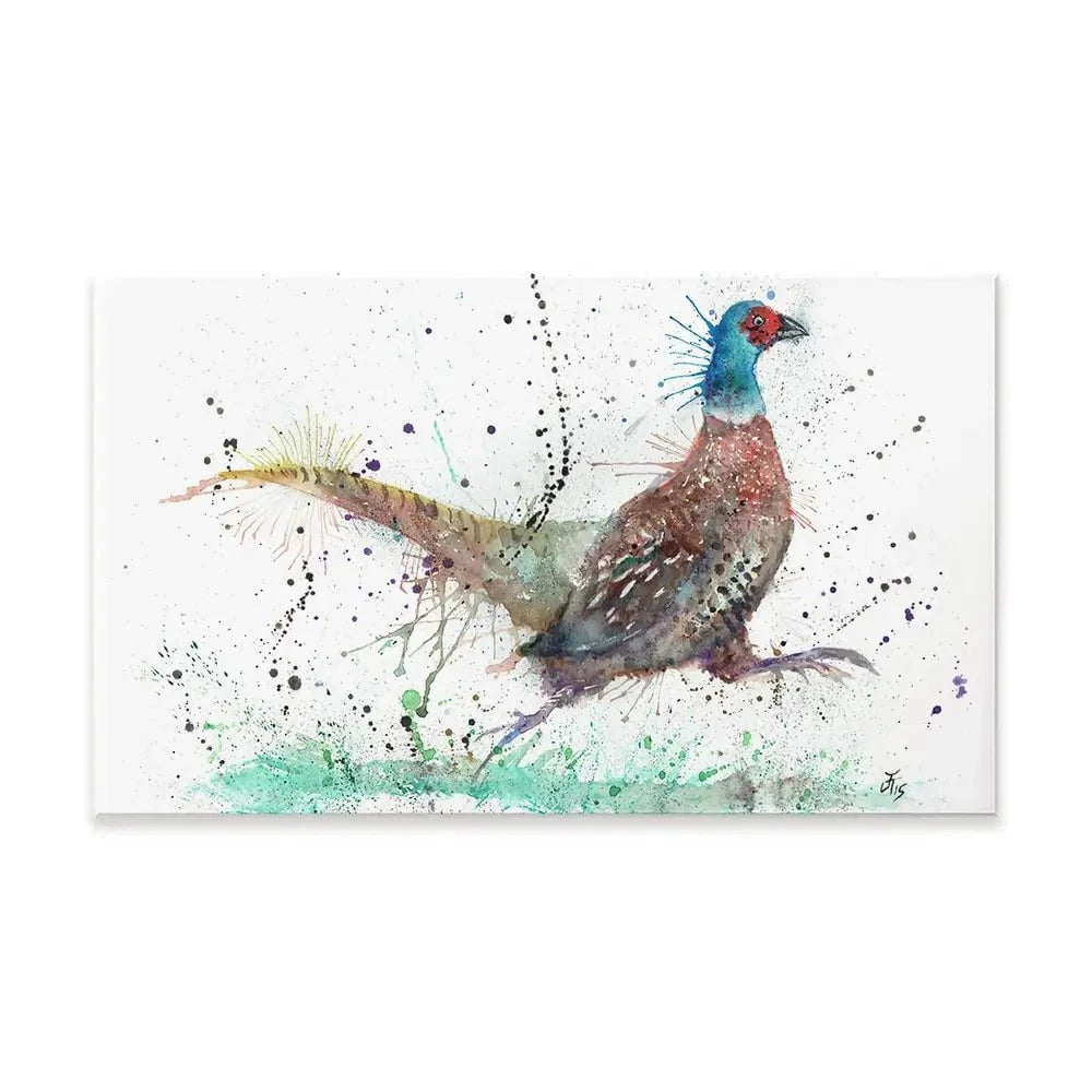 Fez The Pheasant Canvas Print Fez The Pheasant Canvas Print wall art product Jamie Taylor