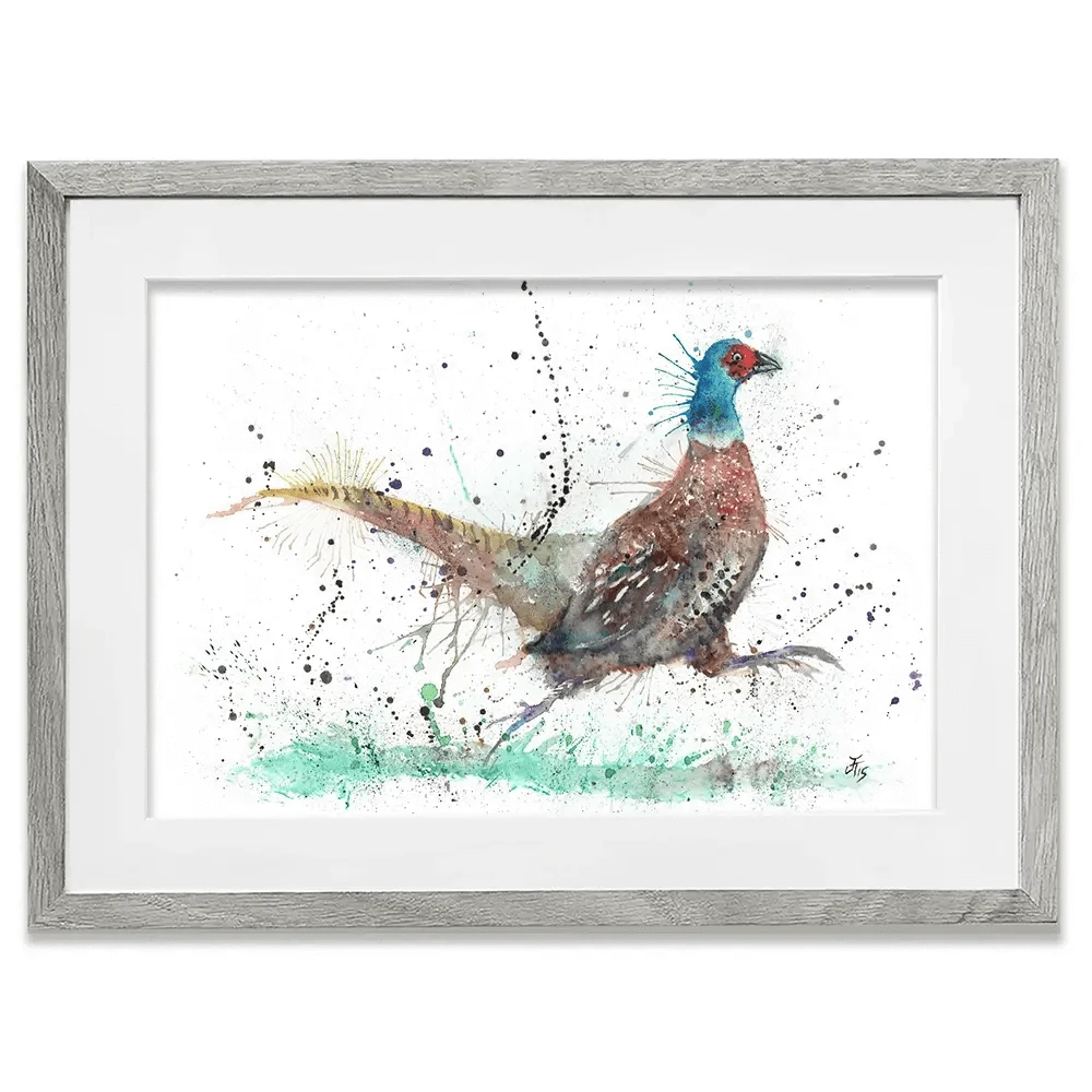 Fez The Pheasant Framed Art Print Fez The Pheasant Framed Art Print wall art product Jamie Taylor