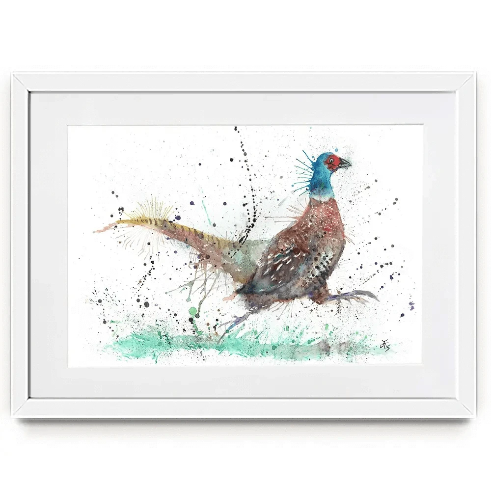 Fez The Pheasant Framed Art Print Fez The Pheasant Framed Art Print wall art product Jamie Taylor