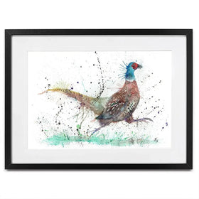 Fez The Pheasant Framed Art Print Fez The Pheasant Framed Art Print wall art product Jamie Taylor