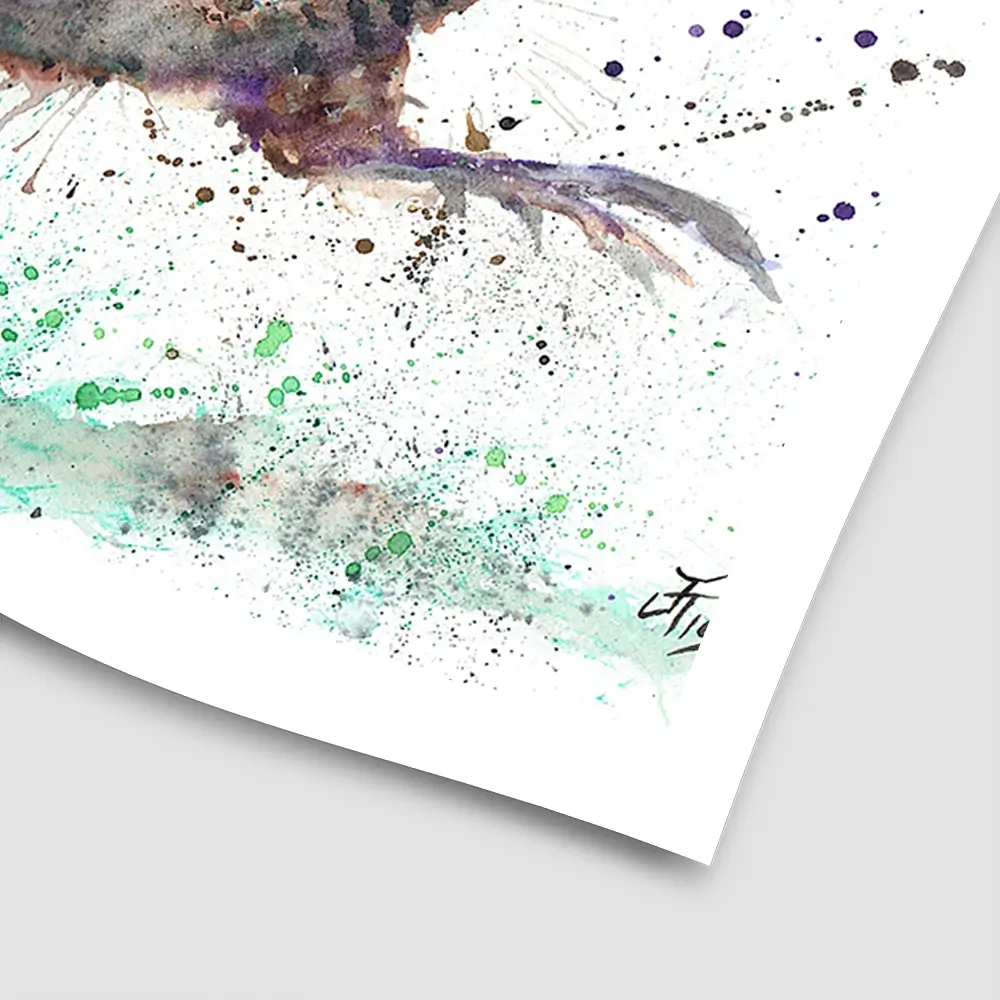 Fez The Pheasant Square Art Print Fez The Pheasant Square Art Print wall art product Jamie Taylor