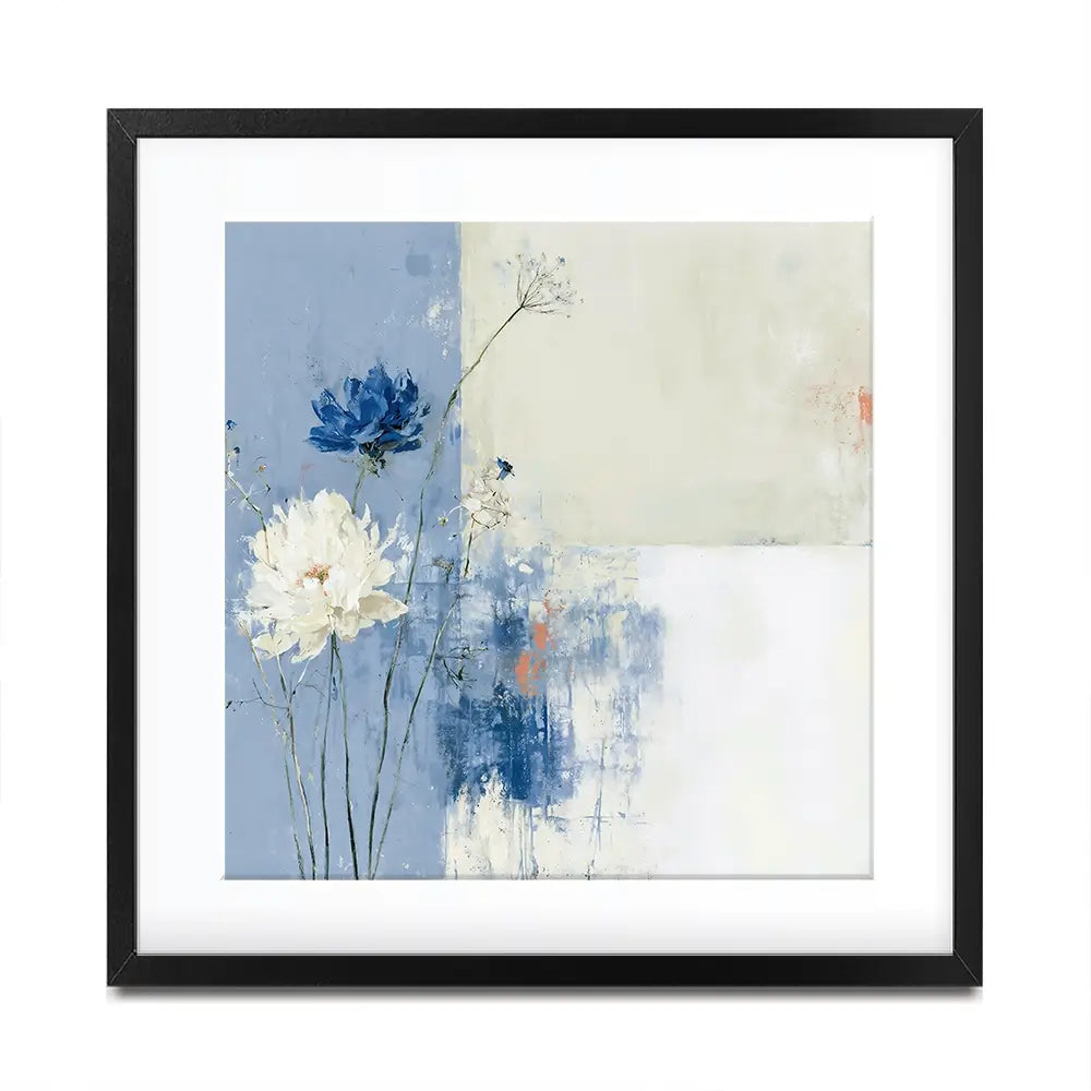 Field Flowers 3 Square Framed Art Print Field Flowers 3 Square Framed Art Print wall art product Chromatic Storm Studio