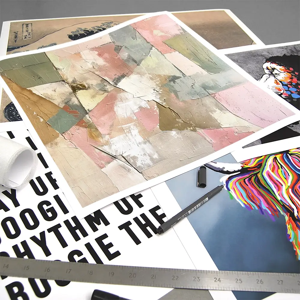 Field Mosaics Square Art Print Field Mosaics Square Art Print wall art product Svetlana Aleynikova