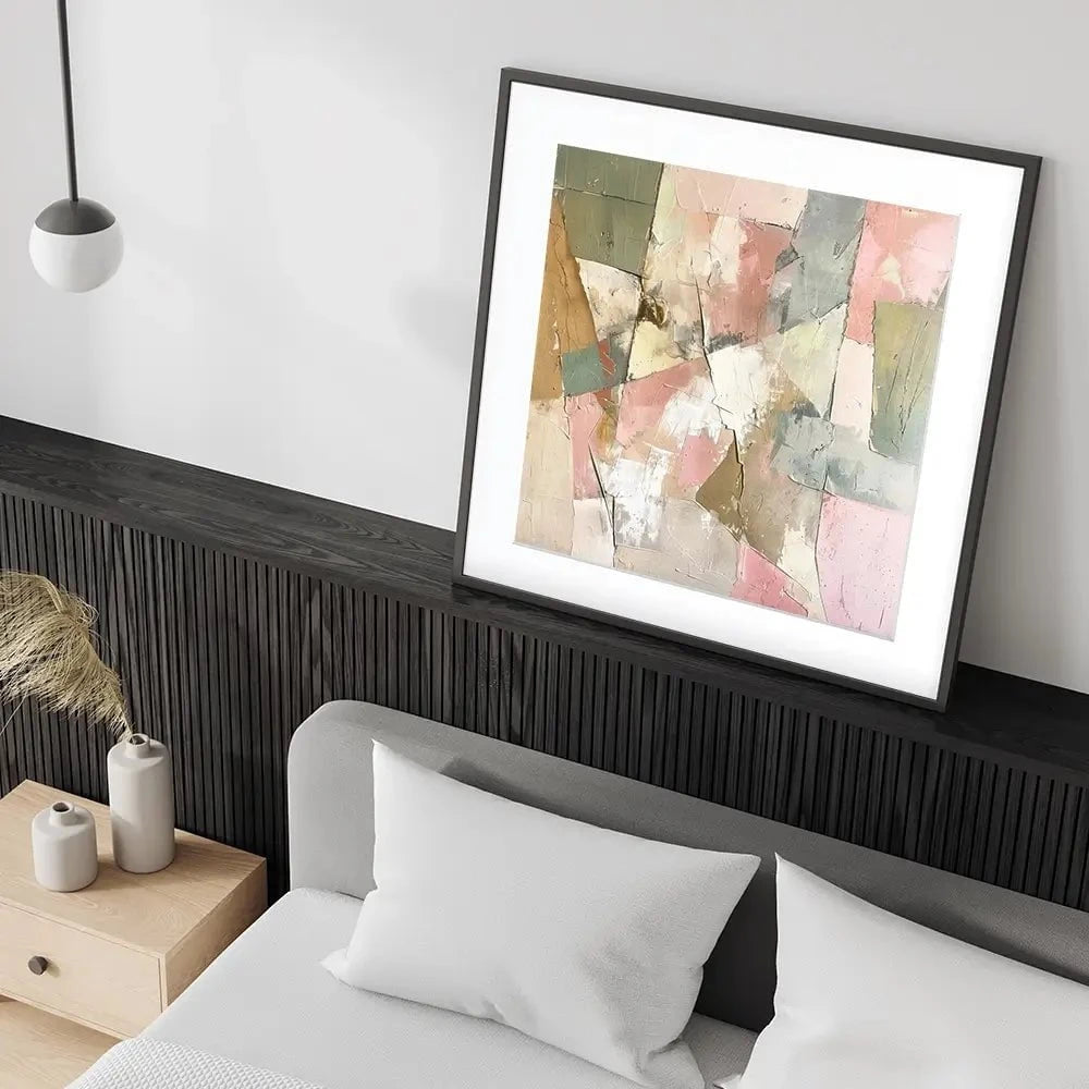 Field Mosaics Square Framed Art Print Field Mosaics Square Framed Art Print wall art product Svetlana Aleynikova