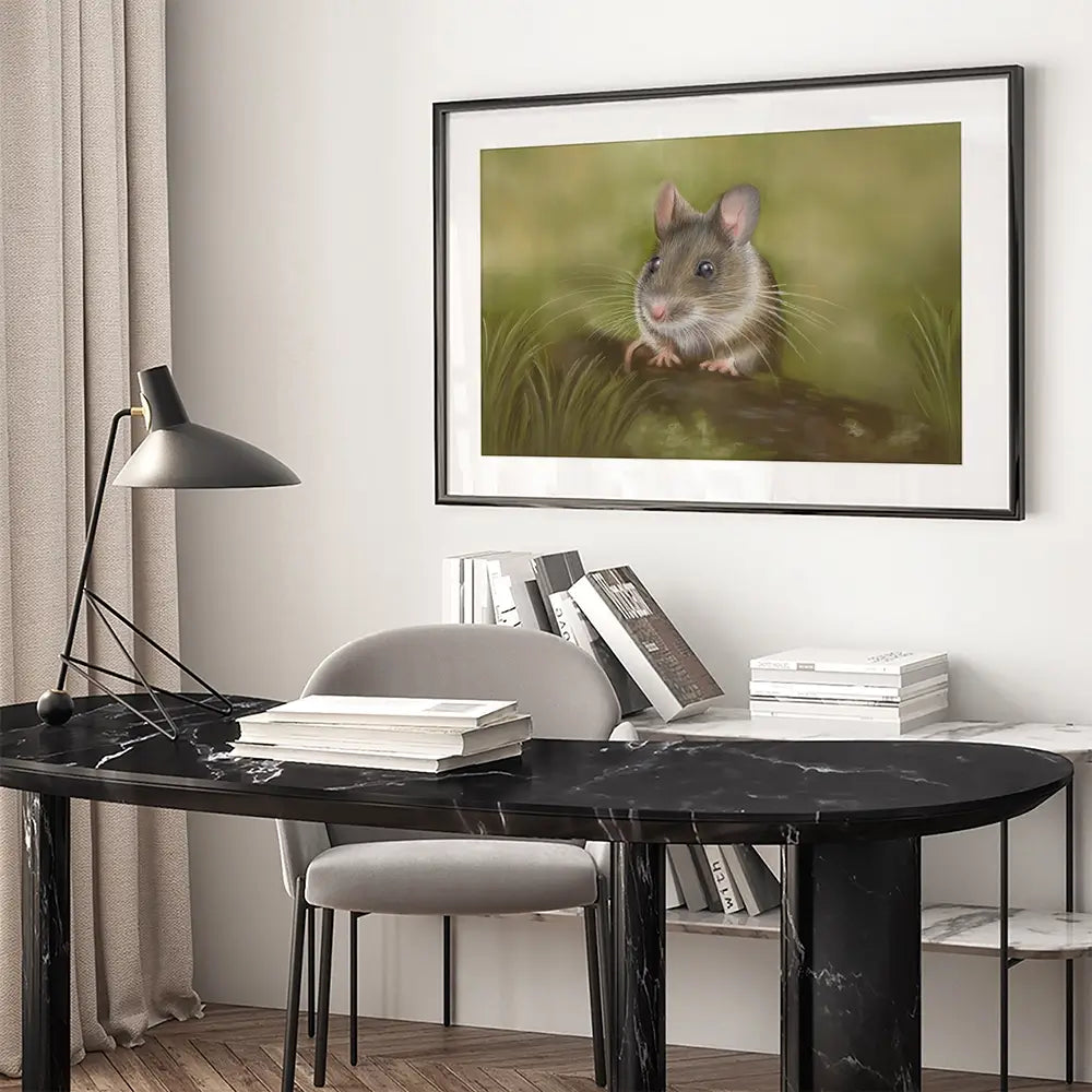 Field Mouse Framed Art Print Field Mouse Framed Art Print wall art product Georgie Turner