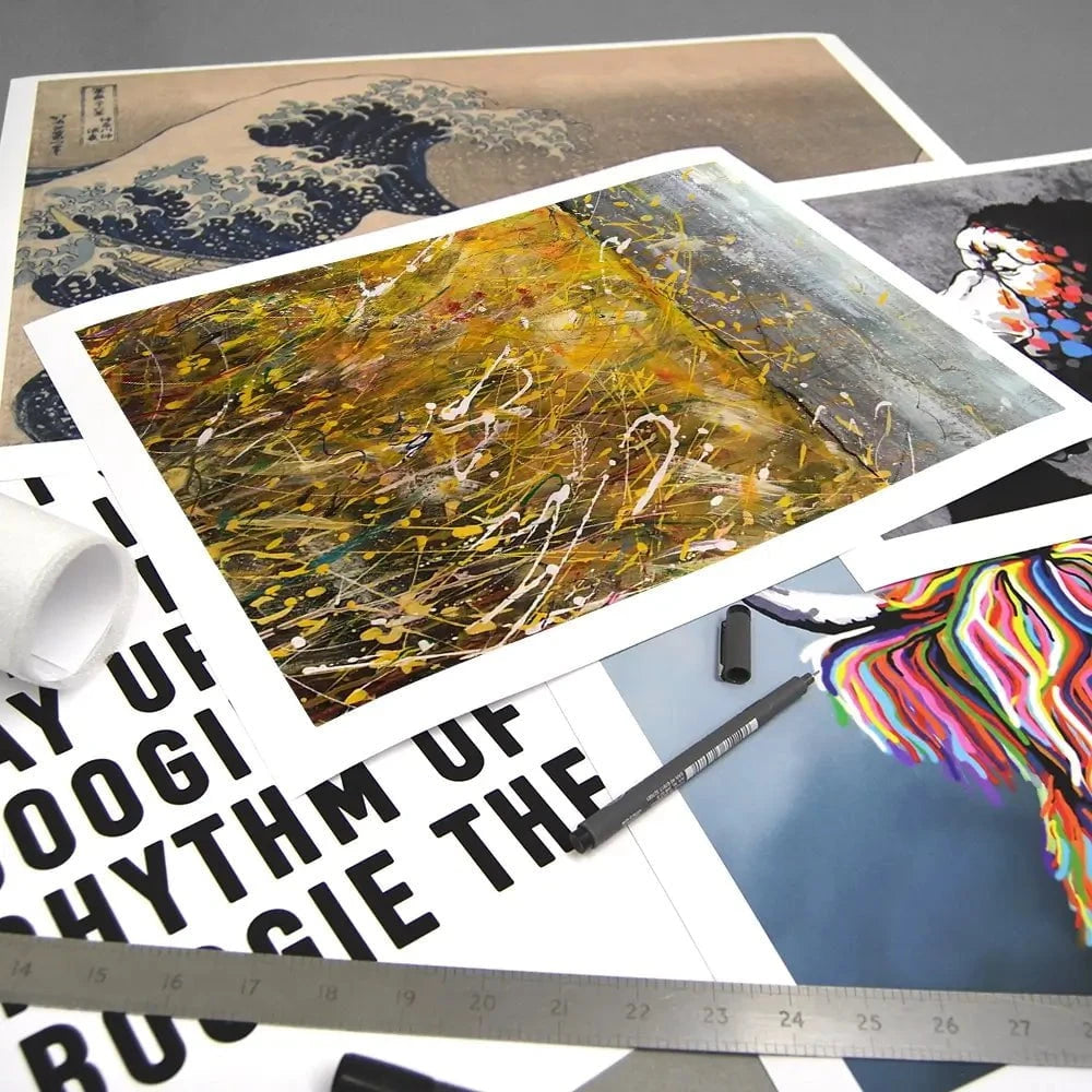 Field Of Gold Art Print Field Of Gold Art Print wall art product Jane Brookshaw