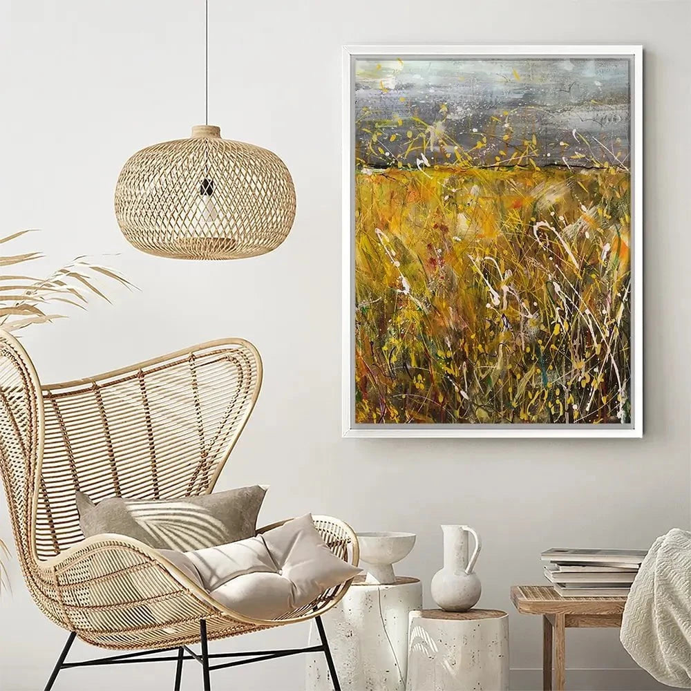 Field Of Gold Canvas Print Field Of Gold Canvas Print wall art product Jane Brookshaw