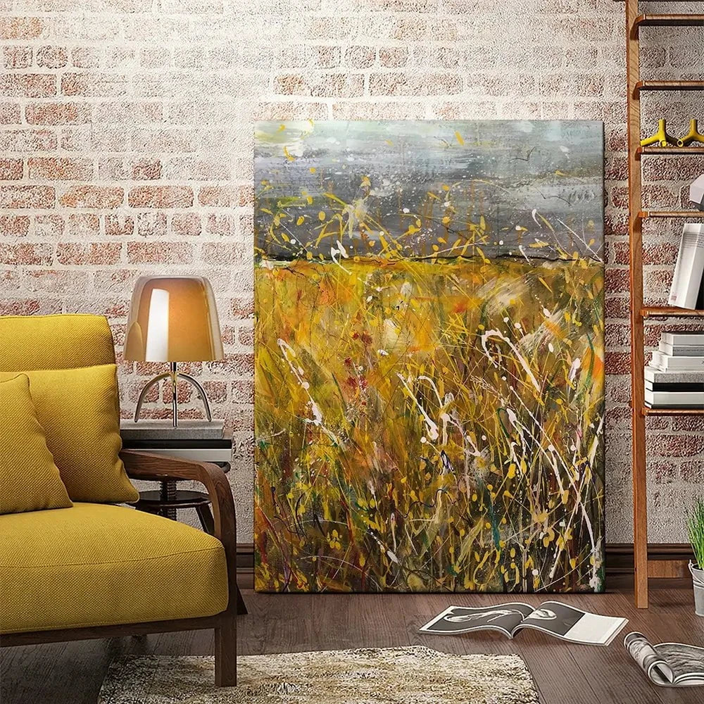 Field Of Gold Canvas Print Field Of Gold Canvas Print wall art product Jane Brookshaw