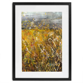Field Of Gold Framed Art Print Field Of Gold Framed Art Print wall art product Jane Brookshaw
