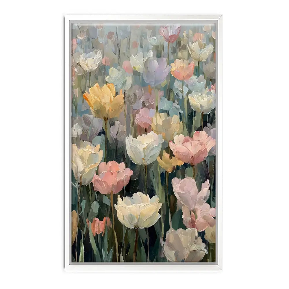Field Of Tulips Canvas Print Field Of Tulips Canvas Print wall art product Art by Özge - Independent