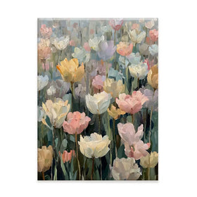 Field Of Tulips Canvas Print Field Of Tulips Canvas Print wall art product Art by Özge - Independent