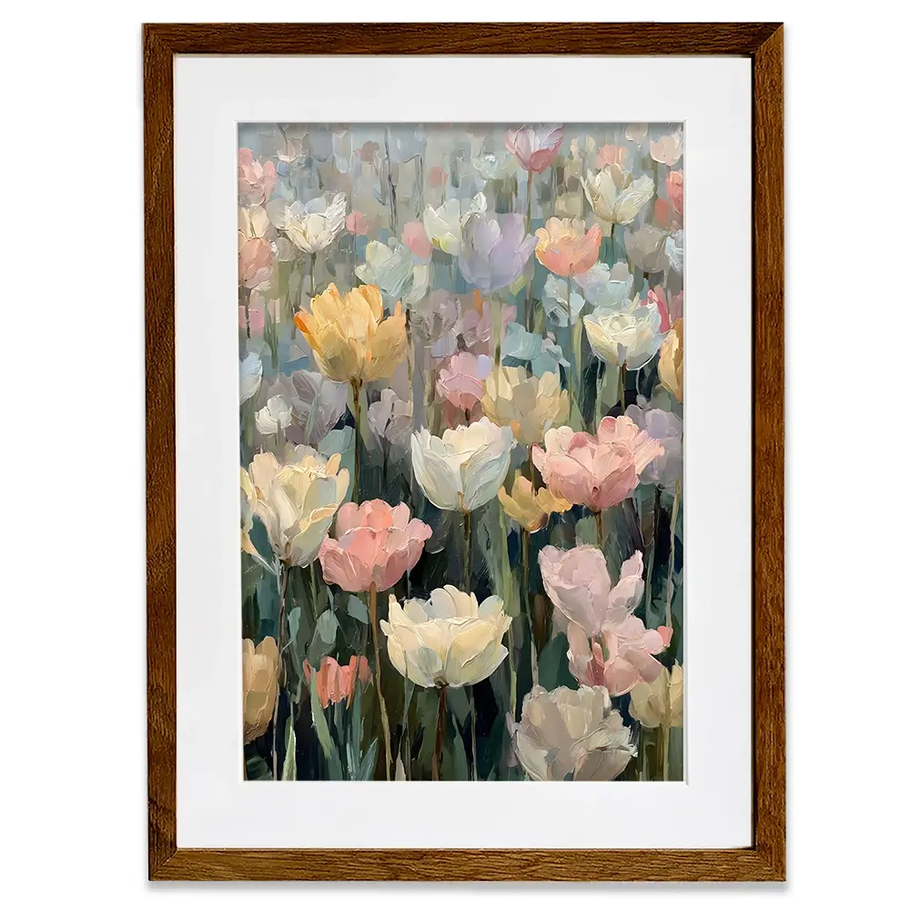 Field Of Tulips Framed Art Print Field Of Tulips Framed Art Print wall art product Art by Özge - Independent