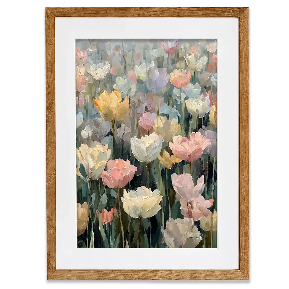 Field Of Tulips Framed Art Print Field Of Tulips Framed Art Print wall art product Art by Özge - Independent