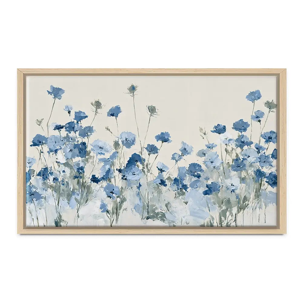 Field Of Wild Asters Canvas Print Field Of Wild Asters Canvas Print wall art product Chromatic Storm Studio
