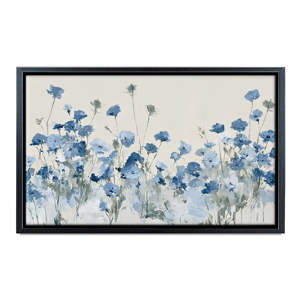 Field Of Wild Asters Canvas Print Field Of Wild Asters Canvas Print wall art product Chromatic Storm Studio