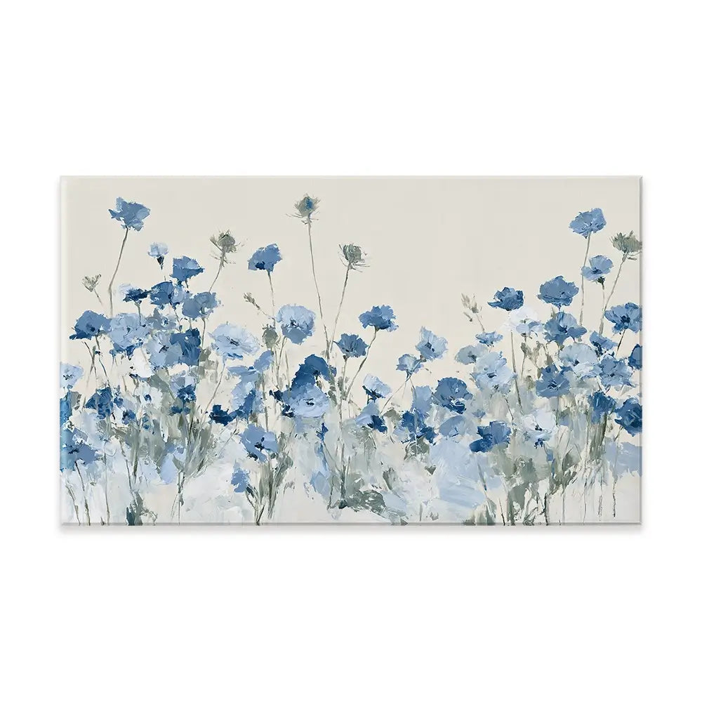 Field Of Wild Asters Canvas Print Field Of Wild Asters Canvas Print wall art product Chromatic Storm Studio