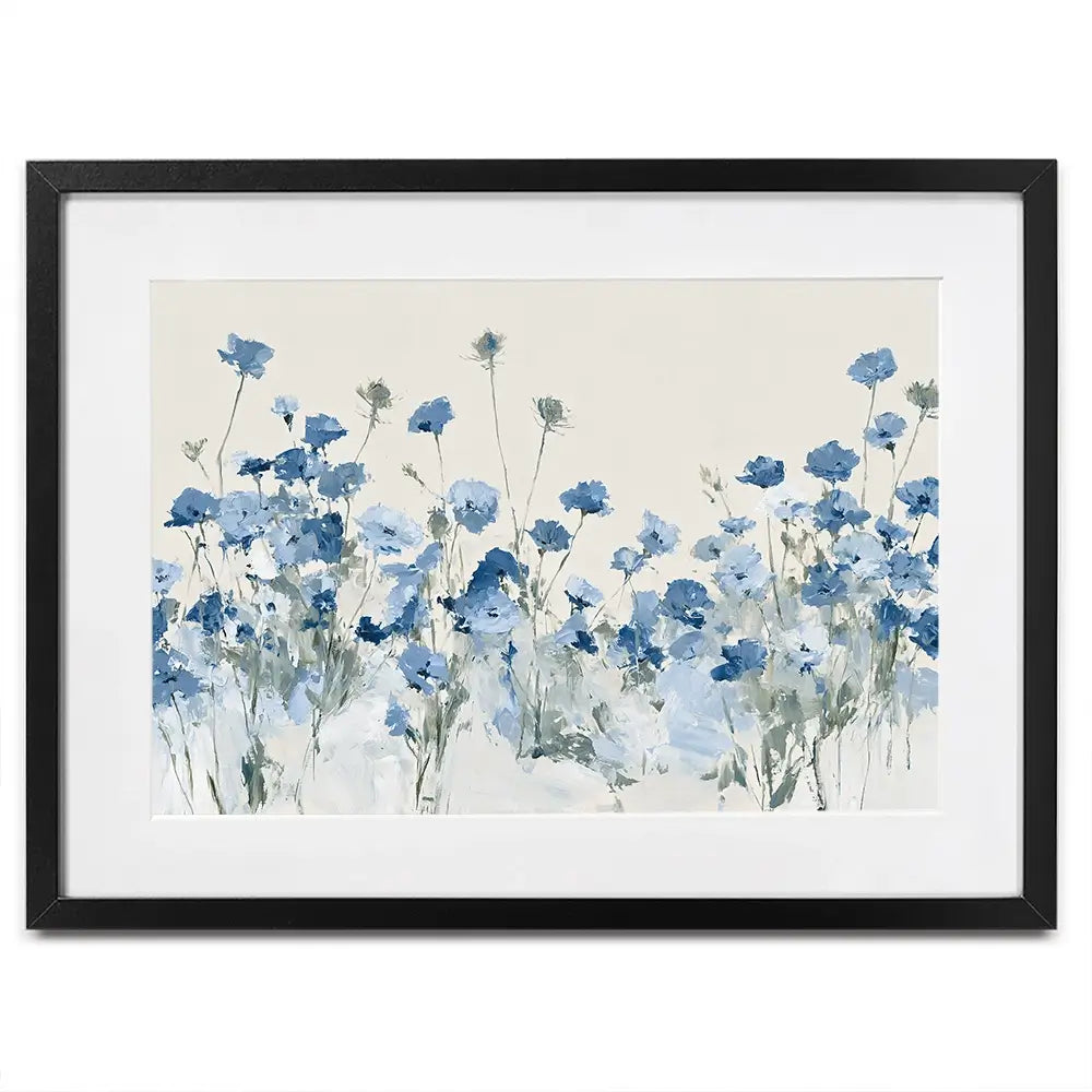 Field Of Wild Asters Framed Art Print Field Of Wild Asters Framed Art Print wall art product Chromatic Storm Studio