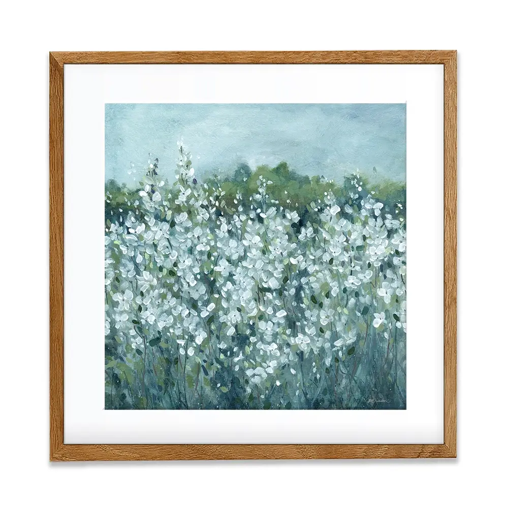Fields In Bloom Framed Art Print Fields In Bloom Framed Art Print wall art product Carol Robinson