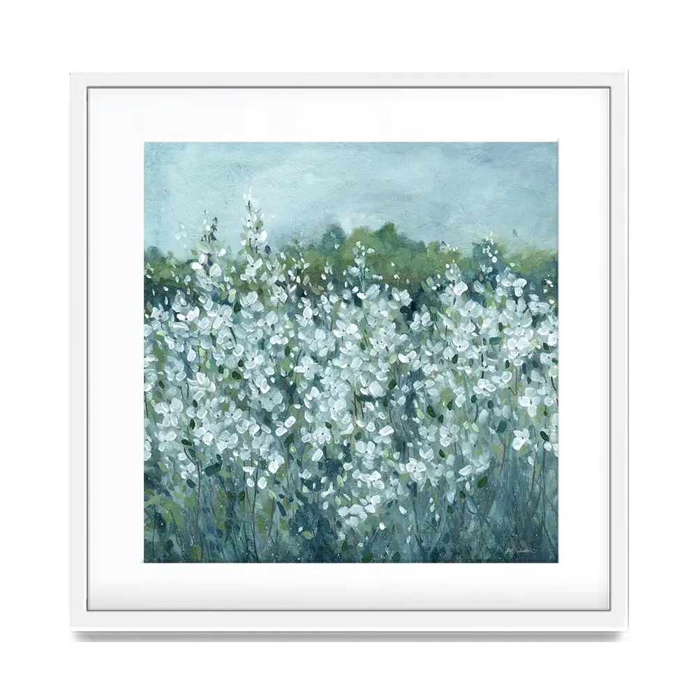 Fields In Bloom Framed Art Print Fields In Bloom Framed Art Print wall art product Carol Robinson
