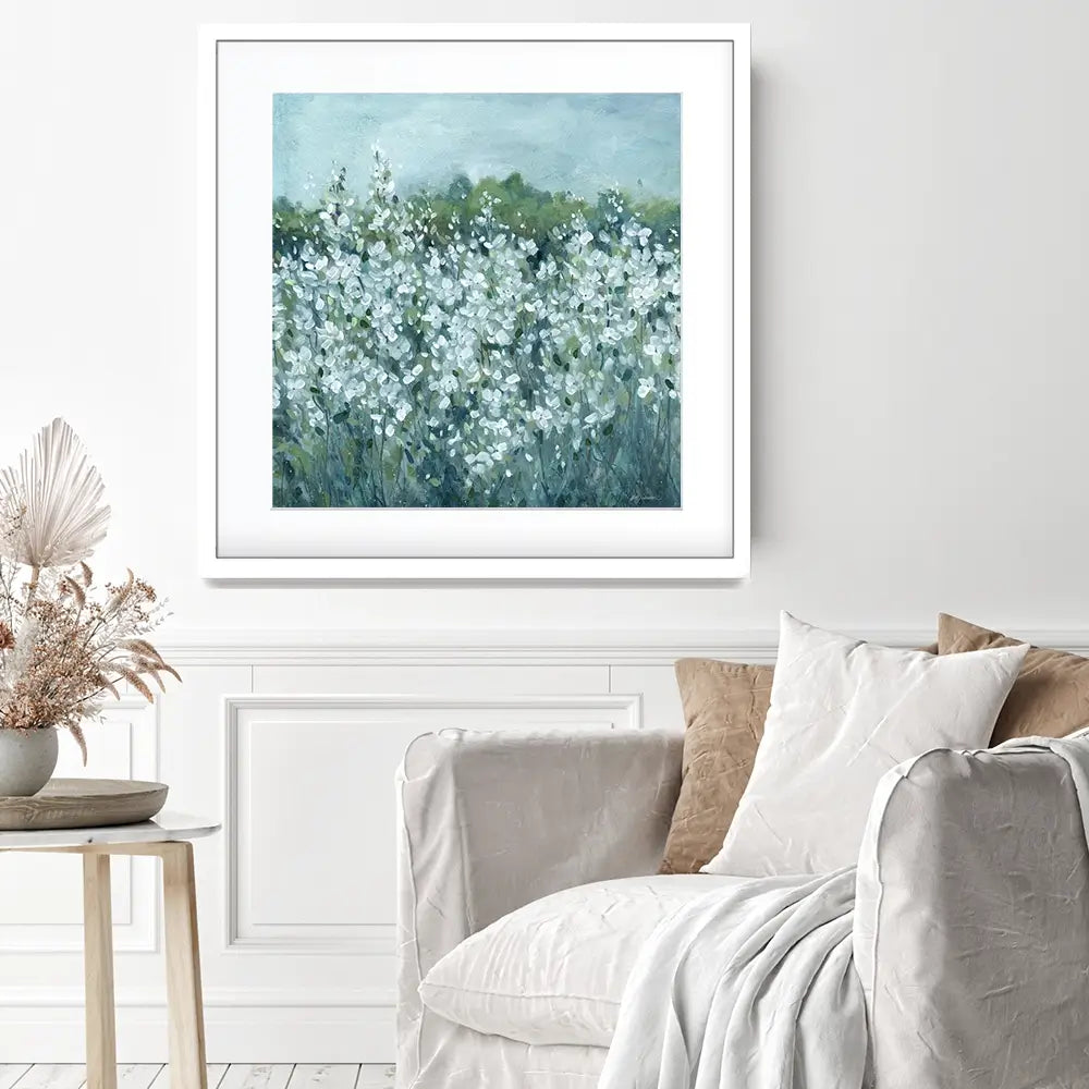 Fields In Bloom Framed Art Print Fields In Bloom Framed Art Print wall art product Carol Robinson