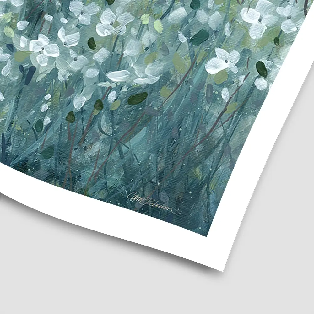 Fields In Bloom Square Art Print Fields In Bloom Square Art Print wall art product Carol Robinson