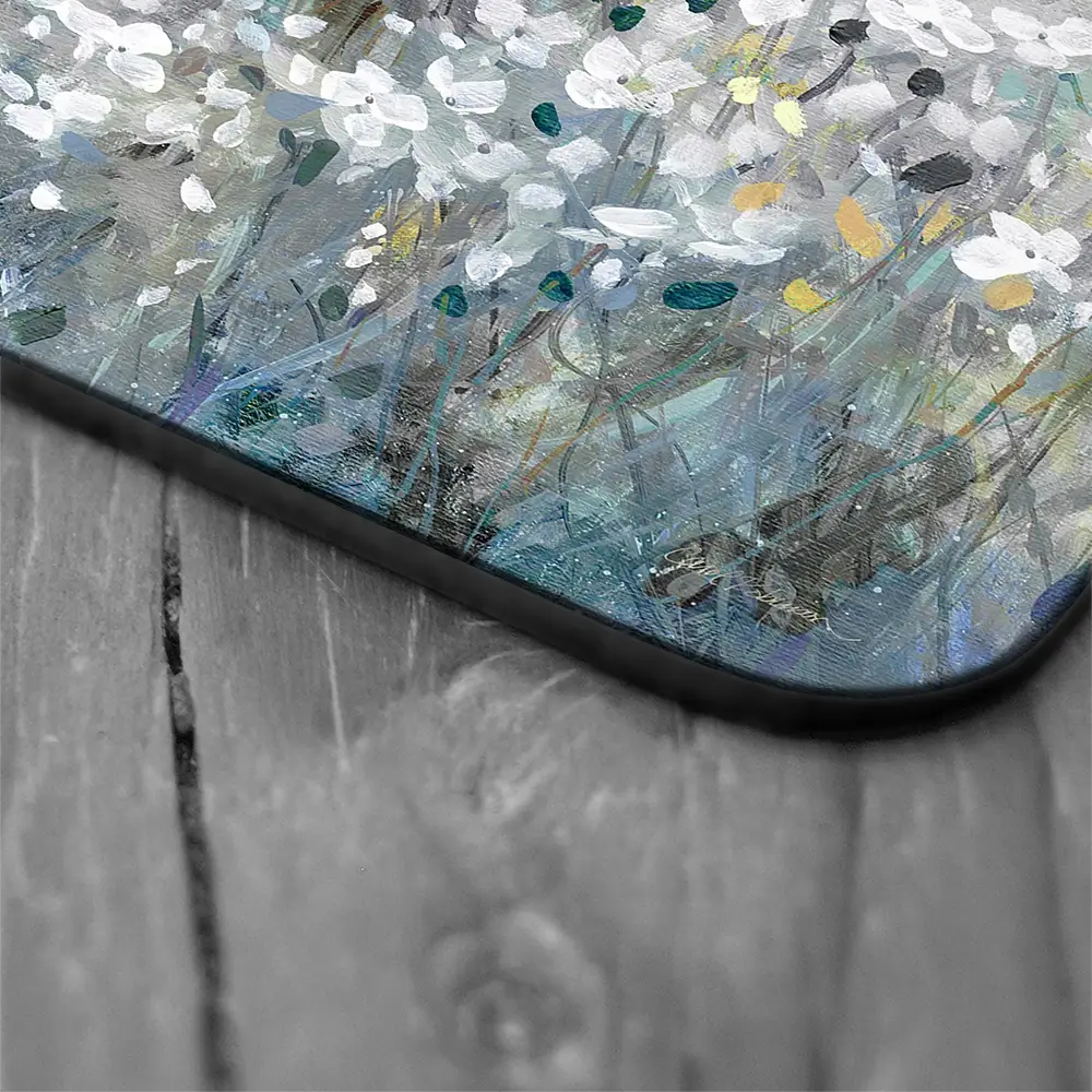 Fields In White Bloom Coaster Set Fields In White Bloom Coaster Set wall art product Carol Robinson