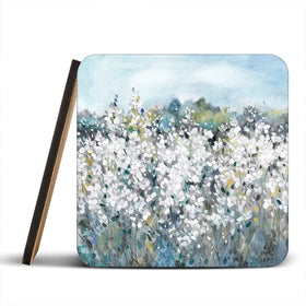 Fields In White Bloom Coaster Set Fields In White Bloom Coaster Set wall art product Carol Robinson