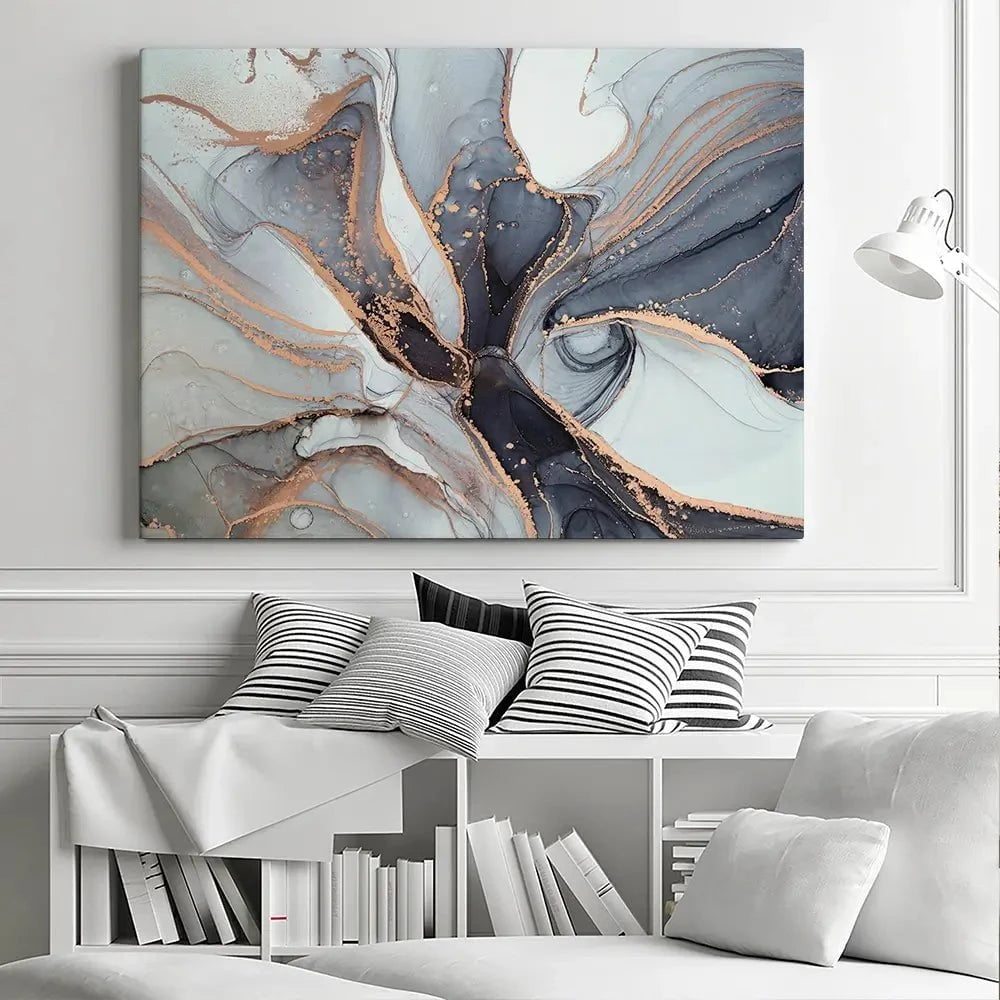 Fifty Shades Of Grey Marble Canvas Print Fifty Shades Of Grey Marble Canvas Print wall art product coldsun777 / Shutterstock