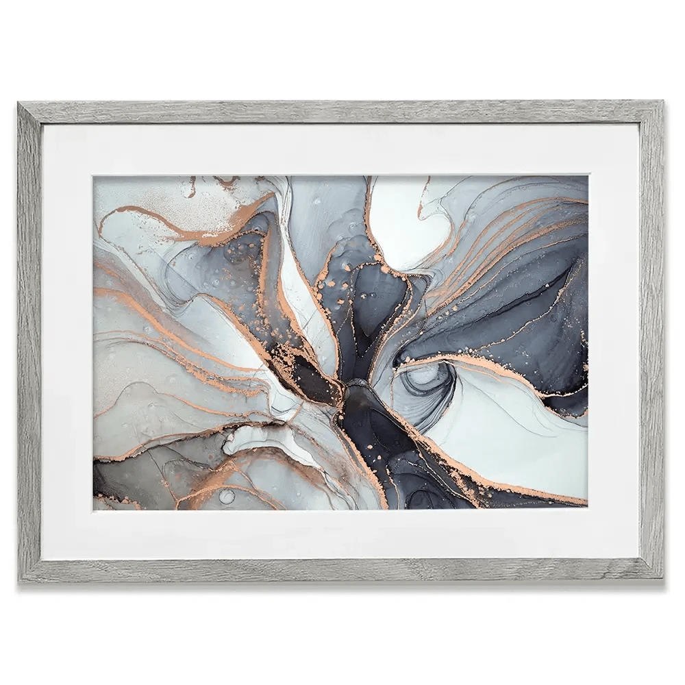 Fifty Shades Of Grey Marble Framed Art Print Fifty Shades Of Grey Marble Framed Art Print wall art product coldsun777 / Shutterstock