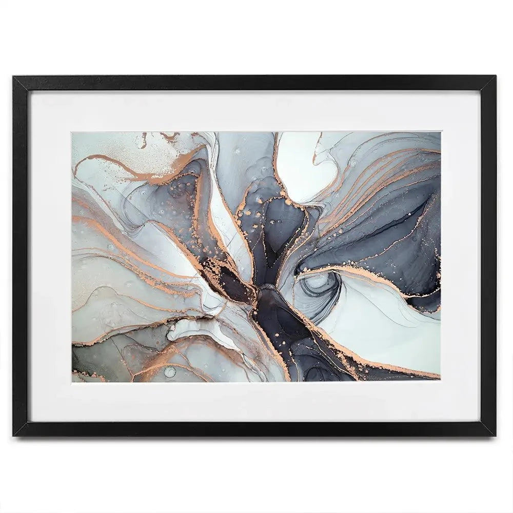 Fifty Shades Of Grey Marble Framed Art Print Fifty Shades Of Grey Marble Framed Art Print wall art product coldsun777 / Shutterstock