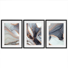 Fifty Shades Of Grey Marble Framed Art Print Trio Fifty Shades Of Grey Marble Framed Art Print Trio wall art product coldsun777 / Shutterstock