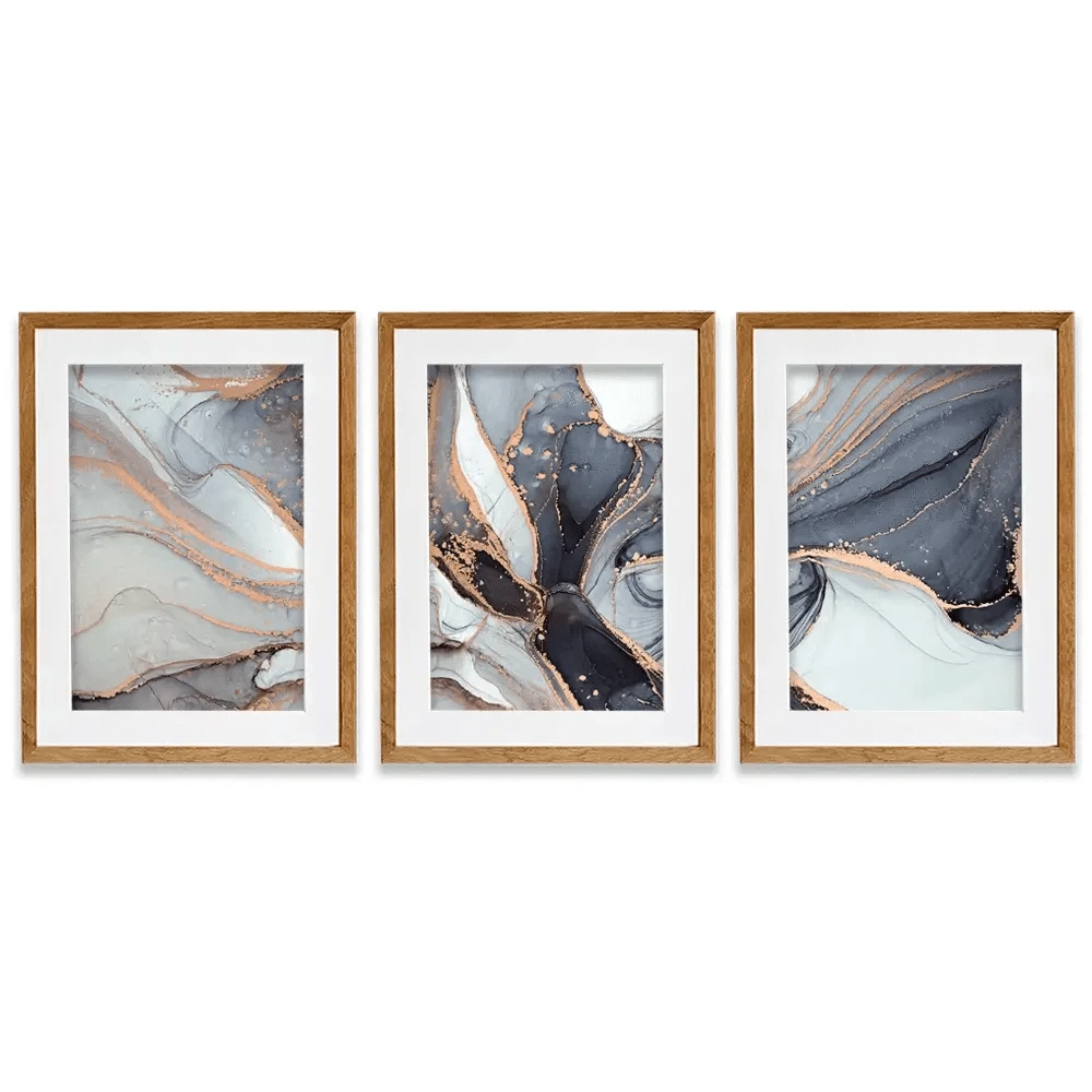 Fifty Shades Of Grey Marble Framed Art Print Trio Fifty Shades Of Grey Marble Framed Art Print Trio wall art product coldsun777 / Shutterstock