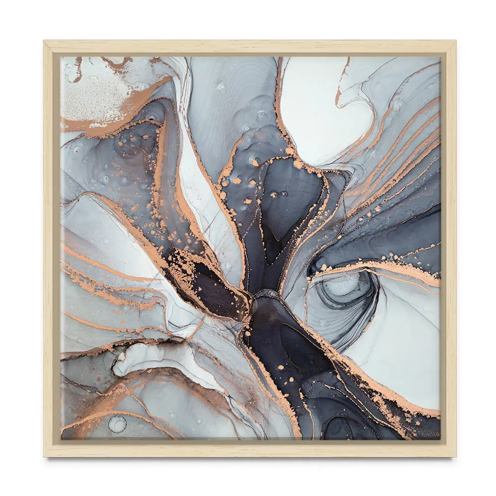Fifty Shades Of Grey Marble Square Canvas Print Fifty Shades Of Grey Marble Square Canvas Print wall art product Art Print Shop