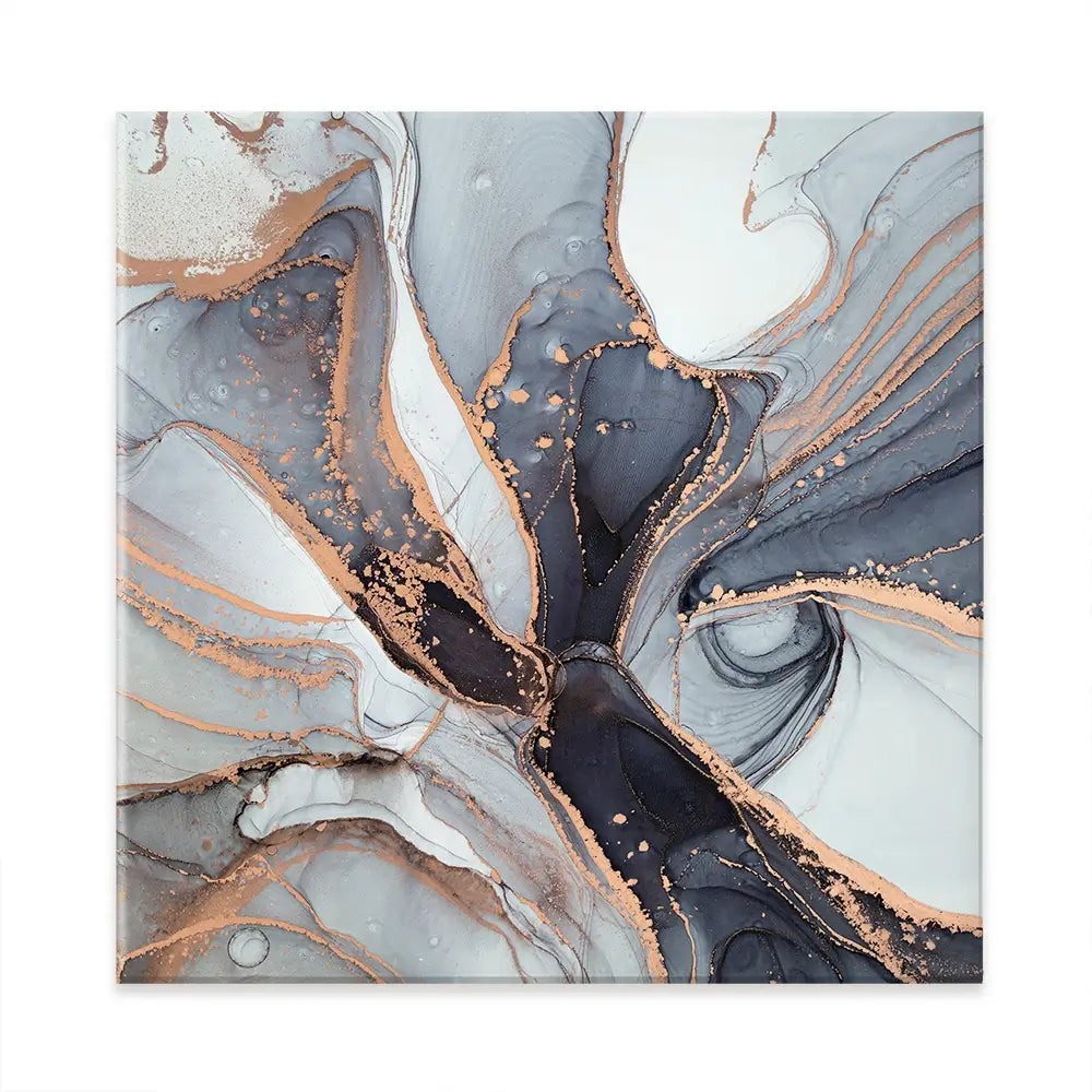 Fifty Shades Of Grey Marble Square Canvas Print Fifty Shades Of Grey Marble Square Canvas Print wall art product Art Print Shop