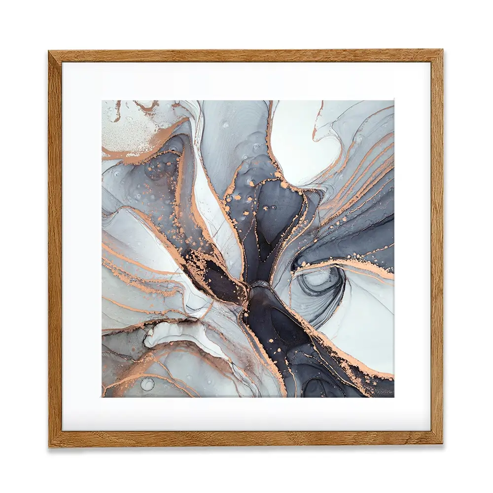 Fifty Shades Of Grey Marble Square Framed Art Print Fifty Shades Of Grey Marble Square Framed Art Print wall art product Art Print Shop