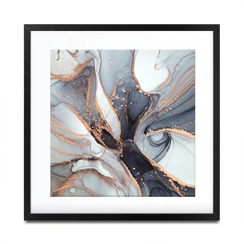 Fifty Shades Of Grey Marble Square Framed Art Print Fifty Shades Of Grey Marble Square Framed Art Print wall art product Art Print Shop