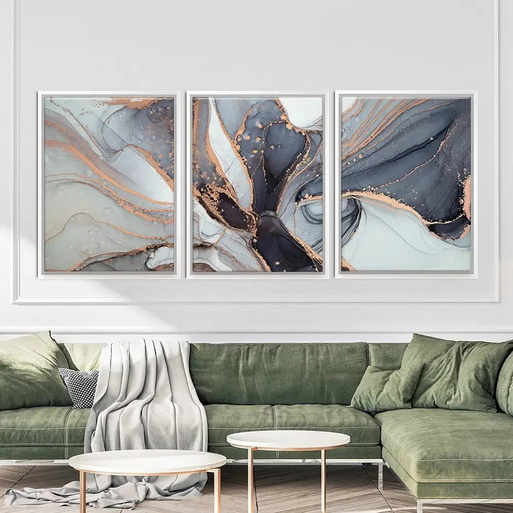 Fifty Shades Of Grey Marble Trio Canvas Print Fifty Shades Of Grey Marble Trio Canvas Print wall art product coldsun777 / Shutterstock