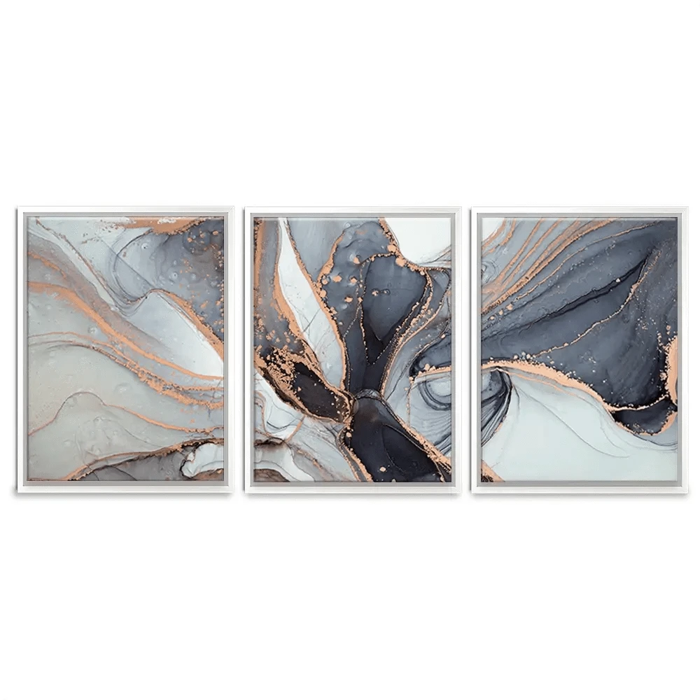 Fifty Shades Of Grey Marble Trio Canvas Print Fifty Shades Of Grey Marble Trio Canvas Print wall art product coldsun777 / Shutterstock