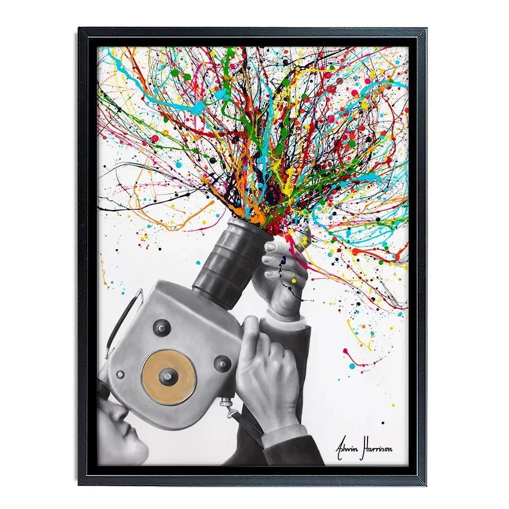 Filming The Action Canvas Print Filming The Action Canvas Print wall art product Ashvin Harrison